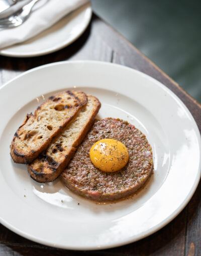 Angus Beef Tartare With Sourdough Toast