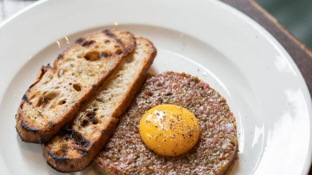 Angus Beef Tartare With Sourdough Toast
