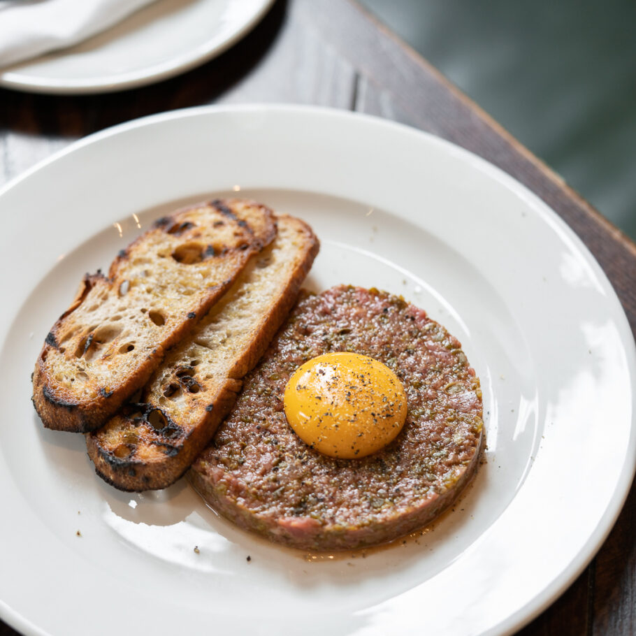 Angus Beef Tartare With Sourdough Toast