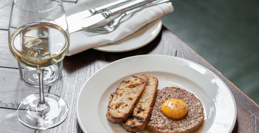 Angus Beef Tartare With Sourdough Toast