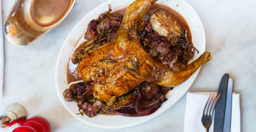 DISH WITH TISH: ROAST CHICKEN WITH GRAPES