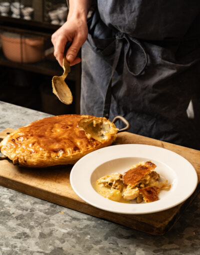 DISH WITH TISH: CHICKEN AND WILD MUSHROOM PIE