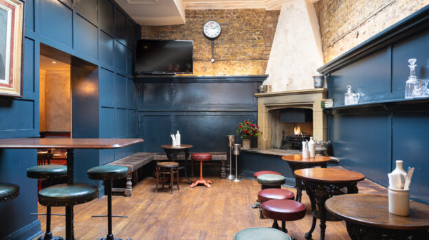 The Snug and Fireplace