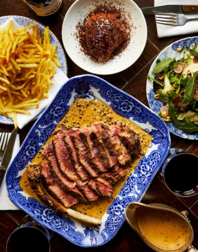 STEAK NIGHT AT THE BUILDERS ARMS